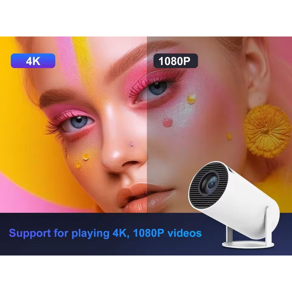 Wireless Home Projector With WiFi And Screen Mirroring 2