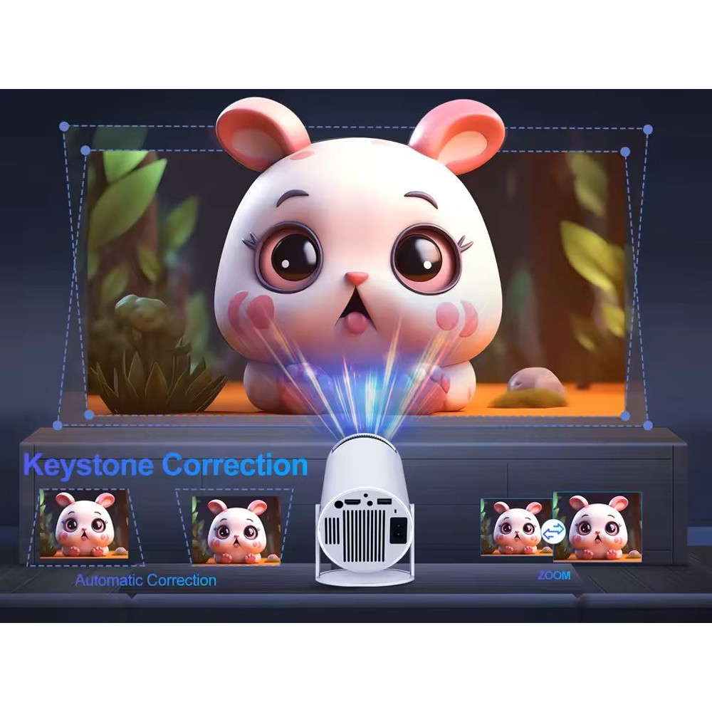 Wireless Home Projector With WiFi And Screen Mirroring 4