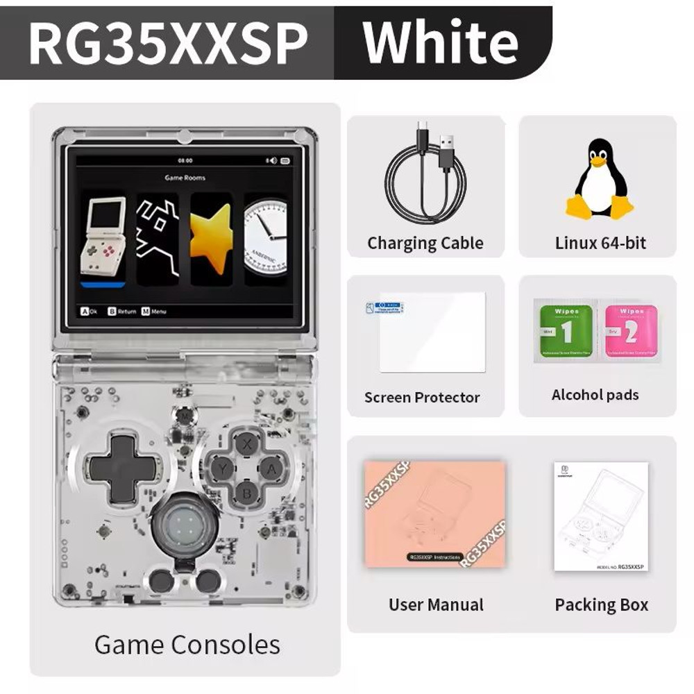 RG35XXSP Flip Handheld Gaming Console With WiFi And HDMI Output 1
