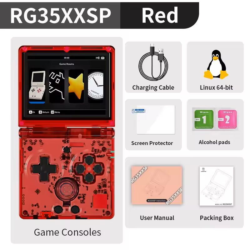 RG35XXSP Flip Handheld Gaming Console With WiFi And HDMI Output 8
