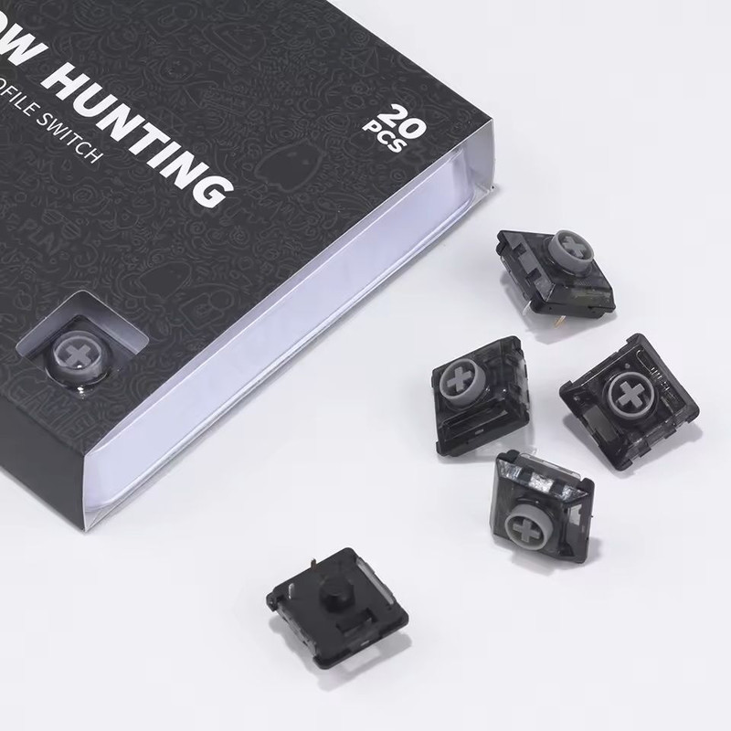 Kailh Low Profile Shadow Hunting Switch Silent Linear 20mm Travel For Hitbox Mechanical Keyboards 4