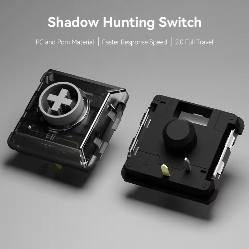 Kailh Low Profile Shadow Hunting Switch Silent Linear 20mm Travel For Hitbox Mechanical Keyboards 0