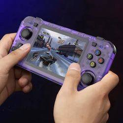 r36h retro handheld gaming console – 3.5" ips, linux open-source, portable classic video player
