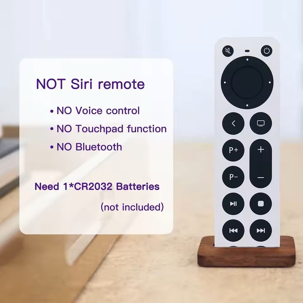 Replacement Remote Control For Apple TV 4K HD Gen 1 2 3 4 No Voice 4