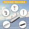 Solar Panel Mounting Bracket Kit With Mini Rails And Rubber Pads For Shingle And Slate Roofs 3