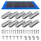 Solar Panel Mounting Bracket Kit With Mini Rails And Rubber Pads For Shingle And Slate Roofs 6