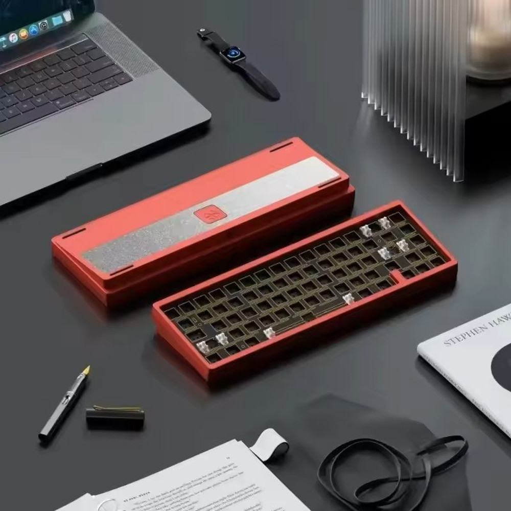 Aluminum Mechanical Keyboard Kit With RGB Wireless Bluetooth And Gasket Mount 6