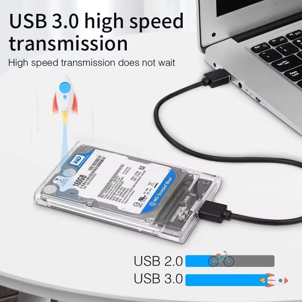 USB 30 And Type C SSD Enclosure For 25 Inch SATA Drives With 5Gbps Transfer Speed 5