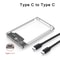 USB 30 And Type C SSD Enclosure For 25 Inch SATA Drives With 5Gbps Transfer Speed 7