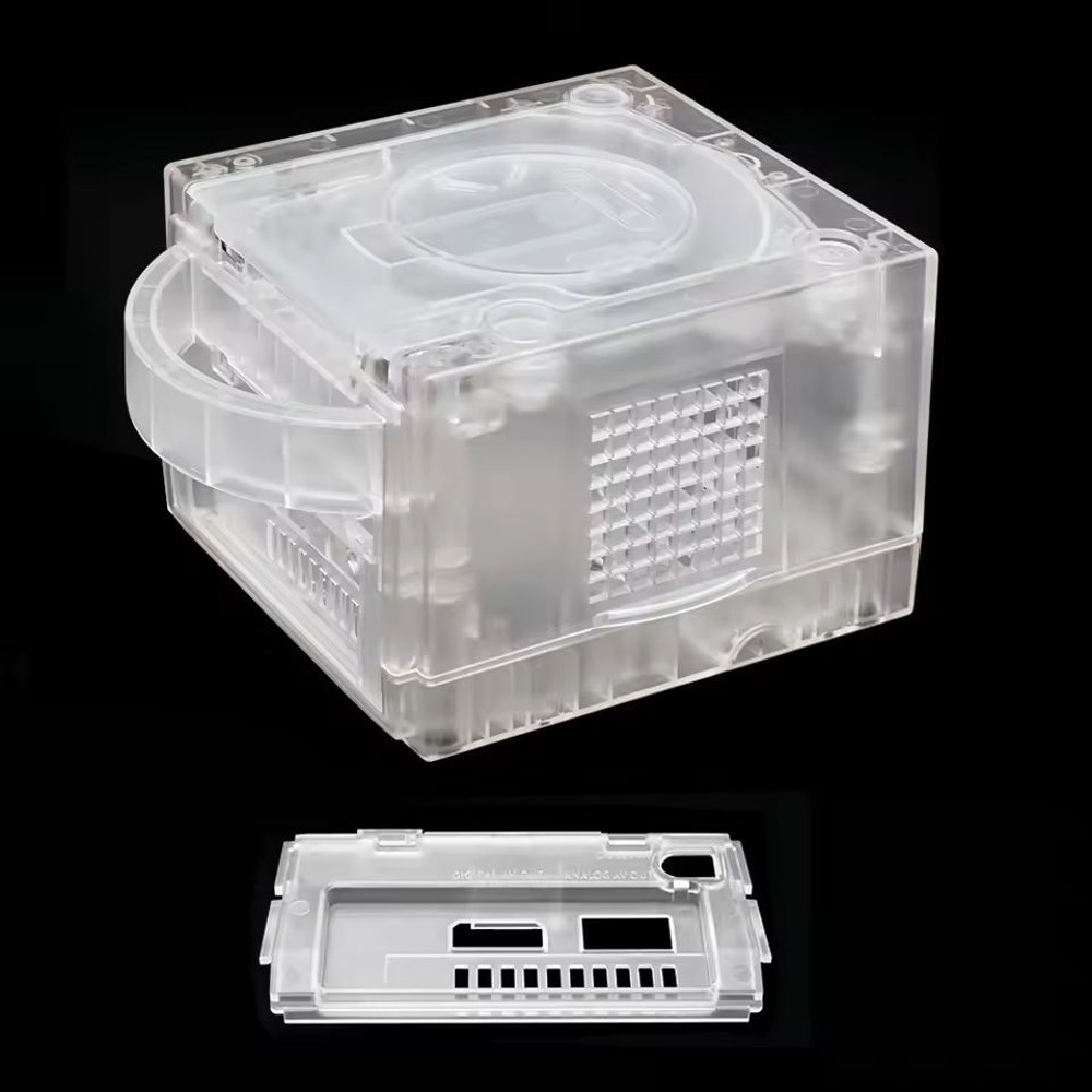 Transparent Replacement Shell For GameCube Console Clear NGC Case Housing Kit 9