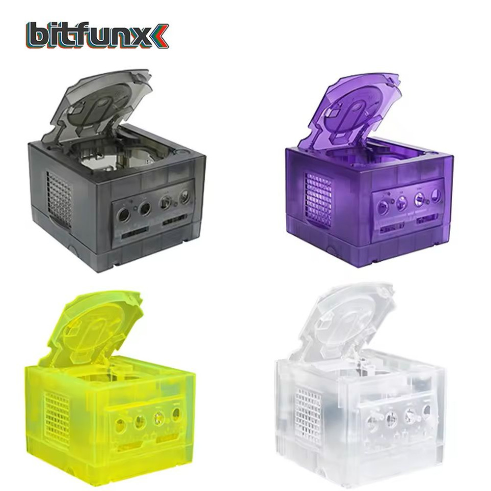 Transparent Replacement Shell For GameCube Console Clear NGC Case Housing Kit 0