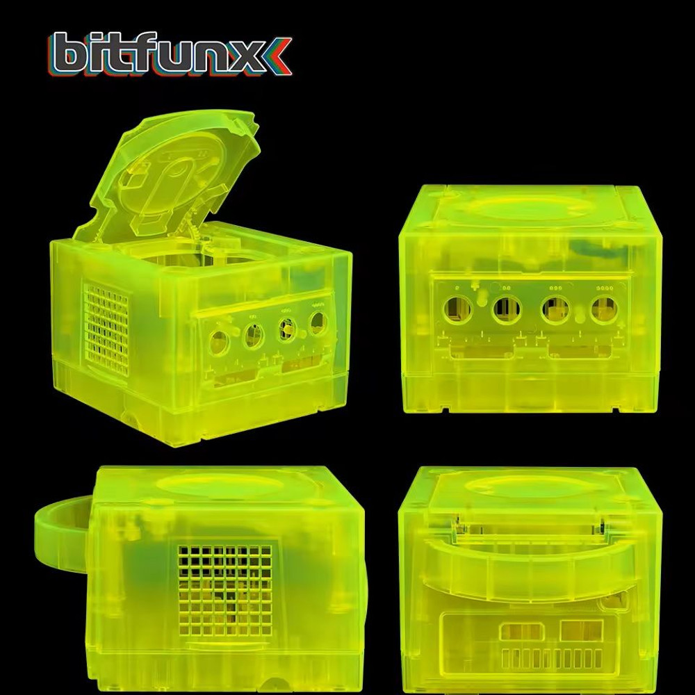 Transparent Replacement Shell For GameCube Console Clear NGC Case Housing Kit 6