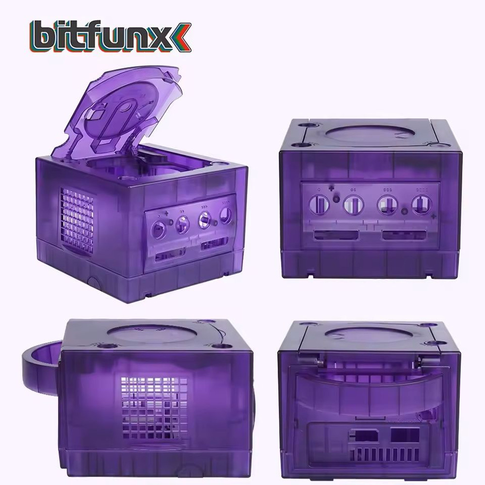 Transparent Replacement Shell For GameCube Console Clear NGC Case Housing Kit 7