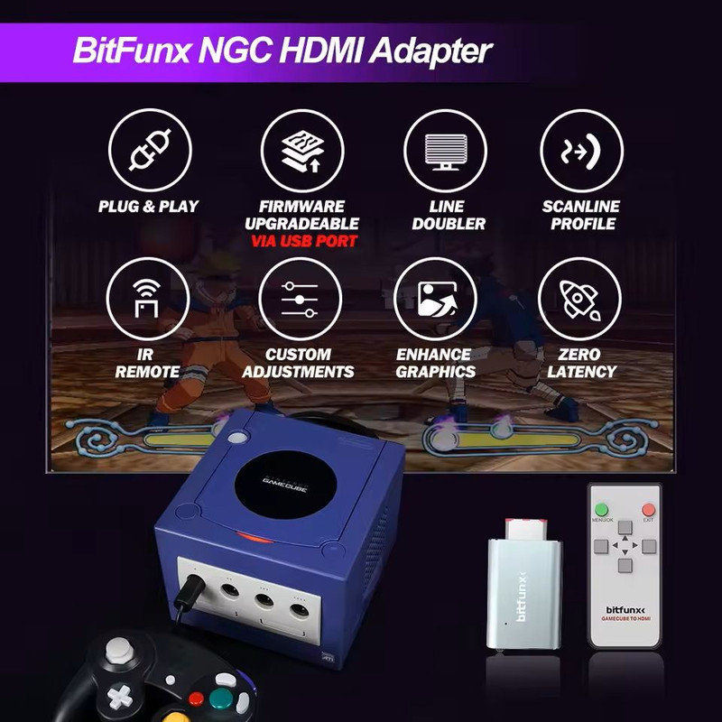 HDMI Video Adapter For GameCube Console Digital AV GC2HDMI Converter For DOL001 4