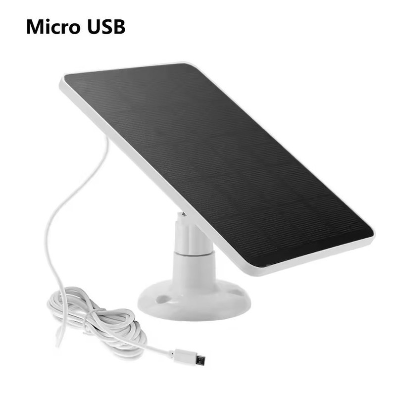 Waterproof Solar Panel Charger With USB And Type C Ports For Outdoor Devices 1