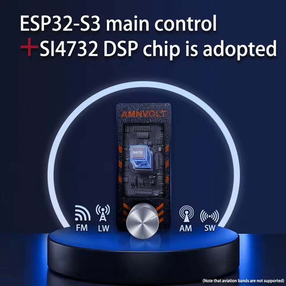 AllBand Portable Radio With IPS Screen And USBLSB Receiver 3