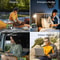 Portable Power Station With AC Outlets 200W 300W 600W Solar Generator For Camping And Home Backu 4