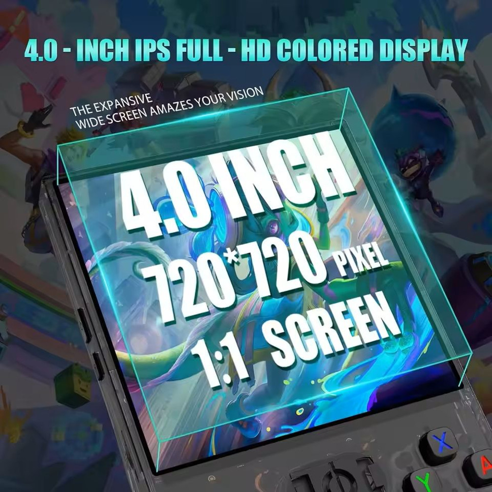 4Inch Retro Handheld Gaming Console With IPS Screen And Linux System 5