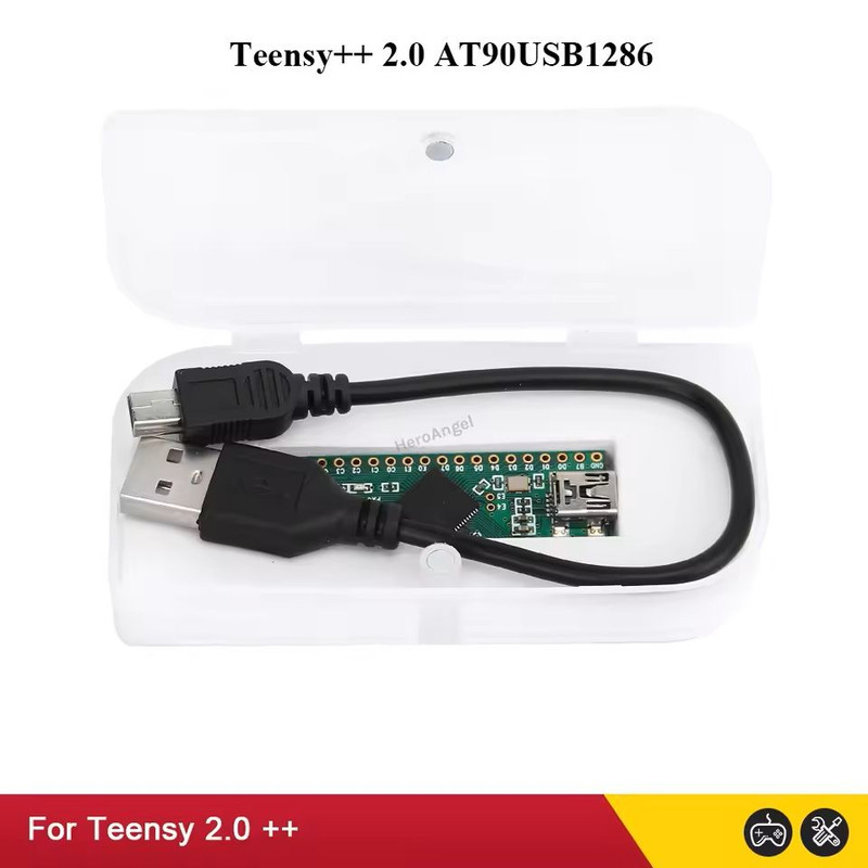 USB AVR Development Board With AT90USB1286 Chip Keyboard Mouse Emulation Compatible 1