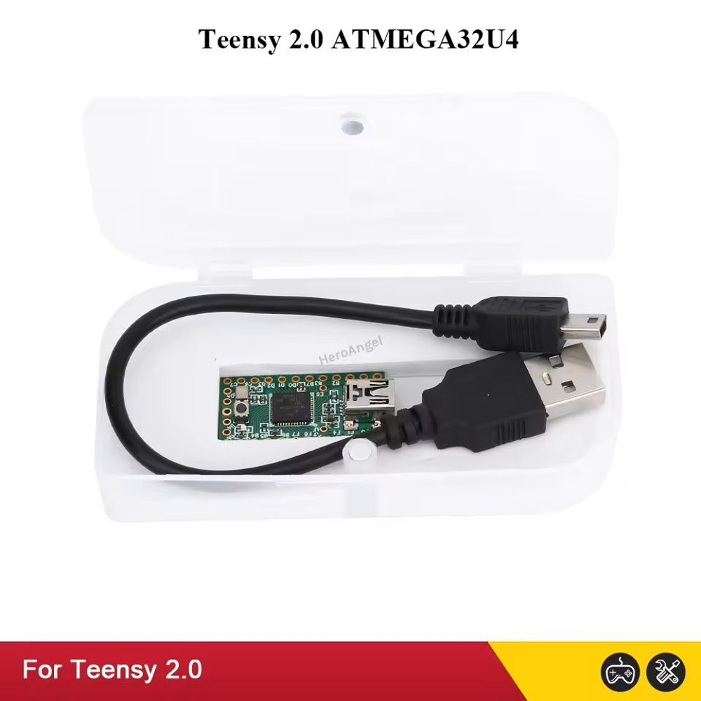 USB AVR Development Board With AT90USB1286 Chip Keyboard Mouse Emulation Compatible 2