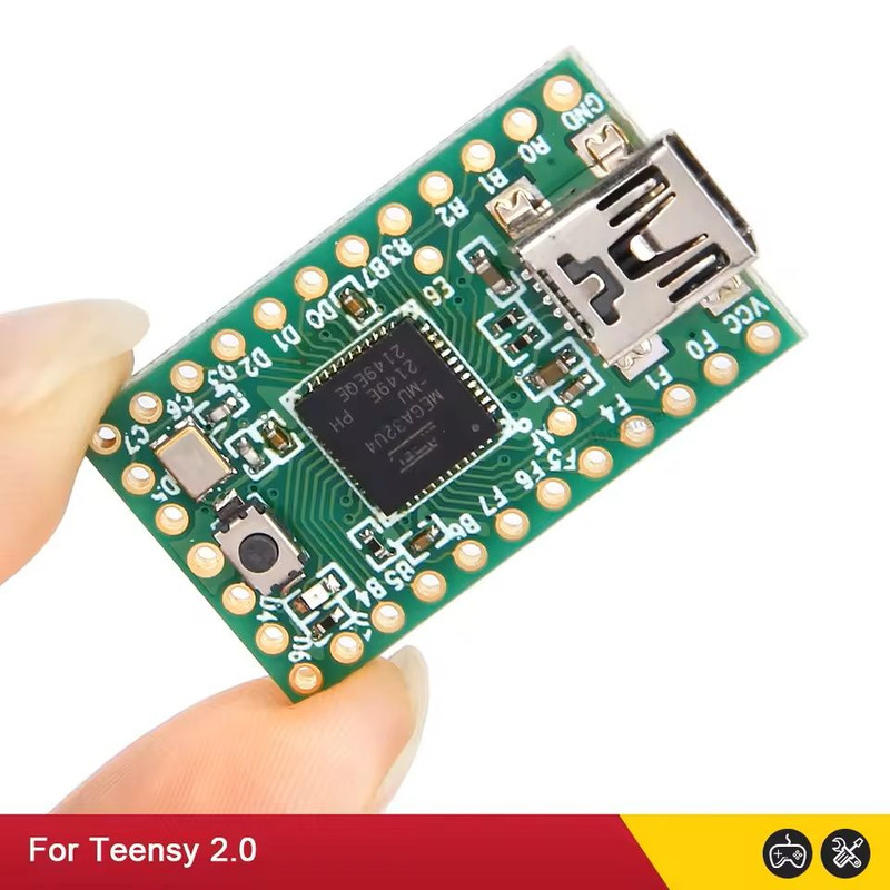 USB AVR Development Board With AT90USB1286 Chip Keyboard Mouse Emulation Compatible 3