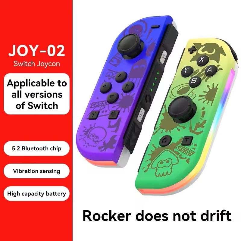 Wireless Joypad Controllers For Switch OLED Lite Dual Vibration WakeUp Feature Sword Style 16