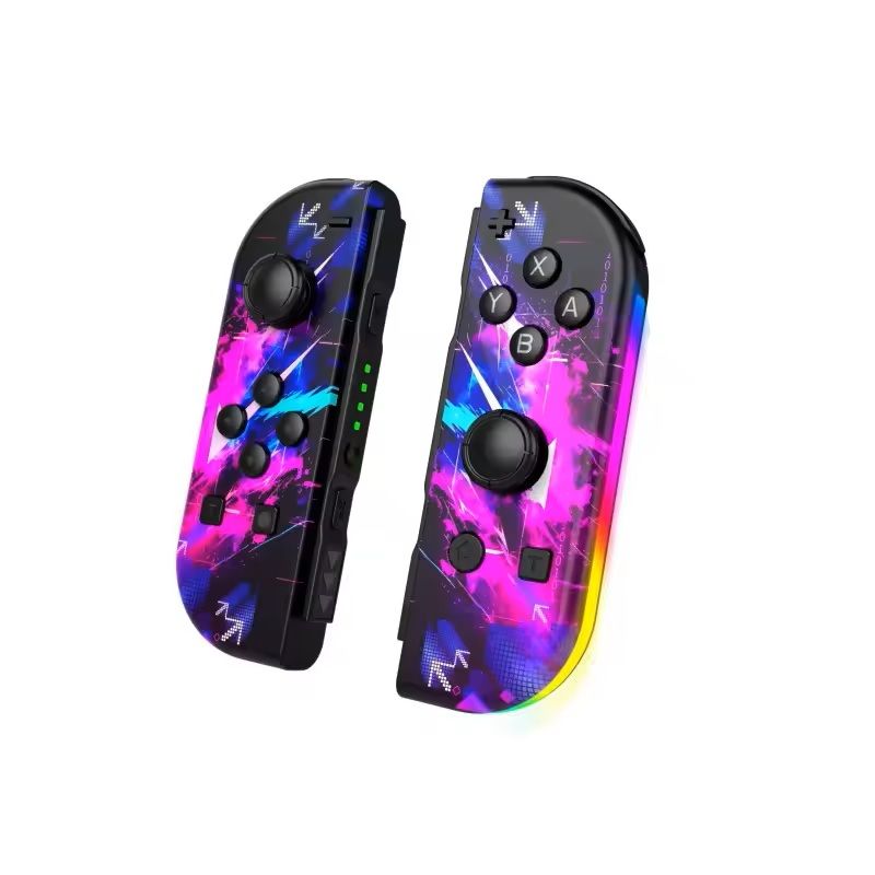 Wireless Joypad Controllers For Switch OLED Lite Dual Vibration WakeUp Feature Sword Style 4