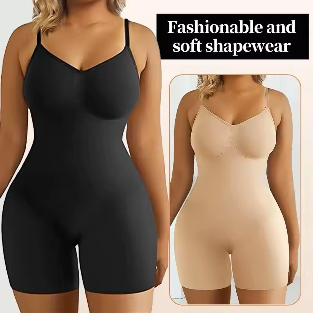 Seamless Tummy Control Bodysuit High Waist Shaper For Women 0
