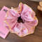 Retro Colorful Ruffle Hair Scrunchies Sweet Headbands Rubber Bands Set 9
