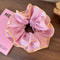 Retro Colorful Ruffle Hair Scrunchies Sweet Headbands Rubber Bands Set 9
