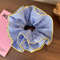 Retro Colorful Ruffle Hair Scrunchies Sweet Headbands Rubber Bands Set 8
