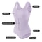 Zipper Waist Trainer Bodysuit Tummy Control Shapewear With Belt 6