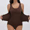 Zipper Waist Trainer Bodysuit  Tummy Control Shapewear With Belt 0