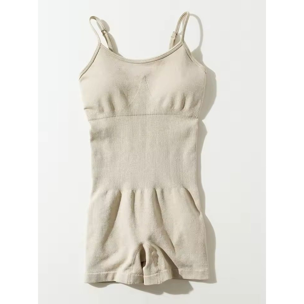 Seamless OnePiece Fitness Bodysuit Peach Lift QuickDry Yoga Wear 7