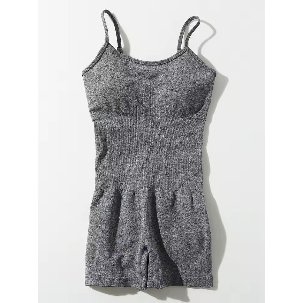 Seamless OnePiece Fitness Bodysuit Peach Lift QuickDry Yoga Wear 8