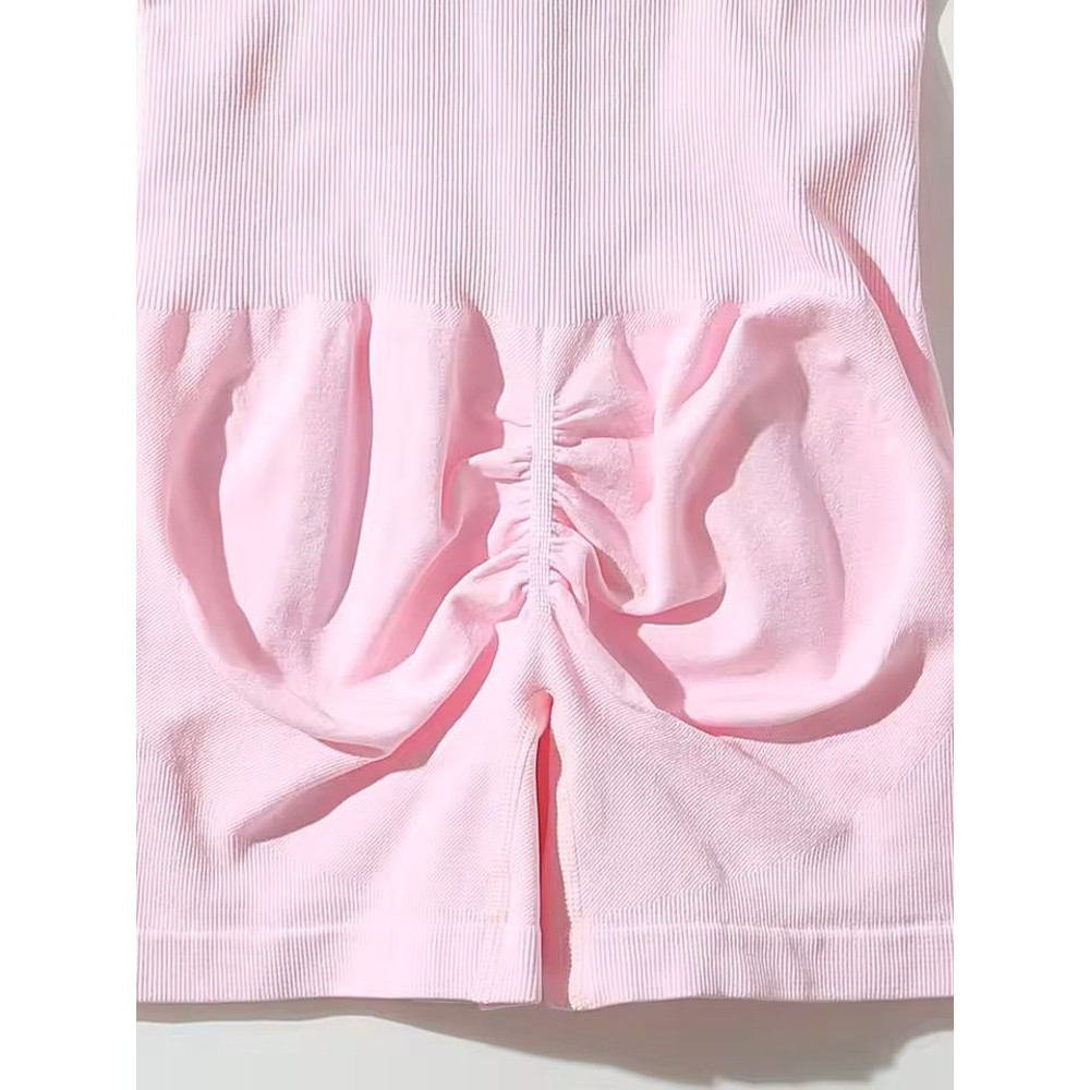 Seamless OnePiece Fitness Bodysuit Peach Lift QuickDry Yoga Wear 4