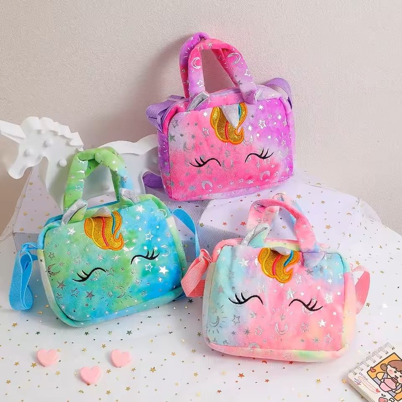 Sweet Unicorn Crossbody Purse Small Shoulder Bag For Girls 1