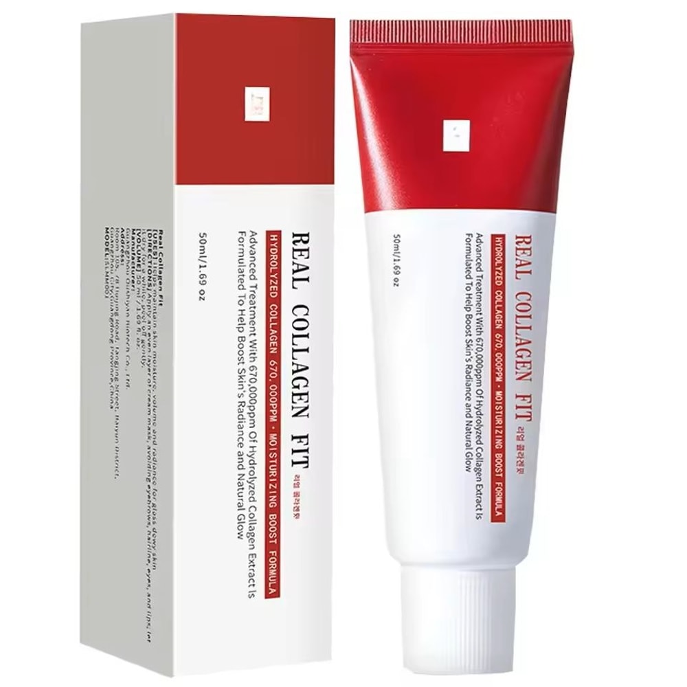 Real Collagen Wrapping Mask 670000ppm Elasticity PeelOff Facial Treatment 0