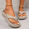 Thick Platform Cloud Flip Flops For Women Soft EVA NonSlip Summer Sandals 2