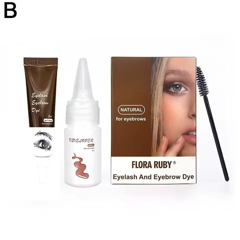 15 Minute Eyelash And Eyebrow Tint Kit Fast Henna Gel Dye For Brows And Lashes 7