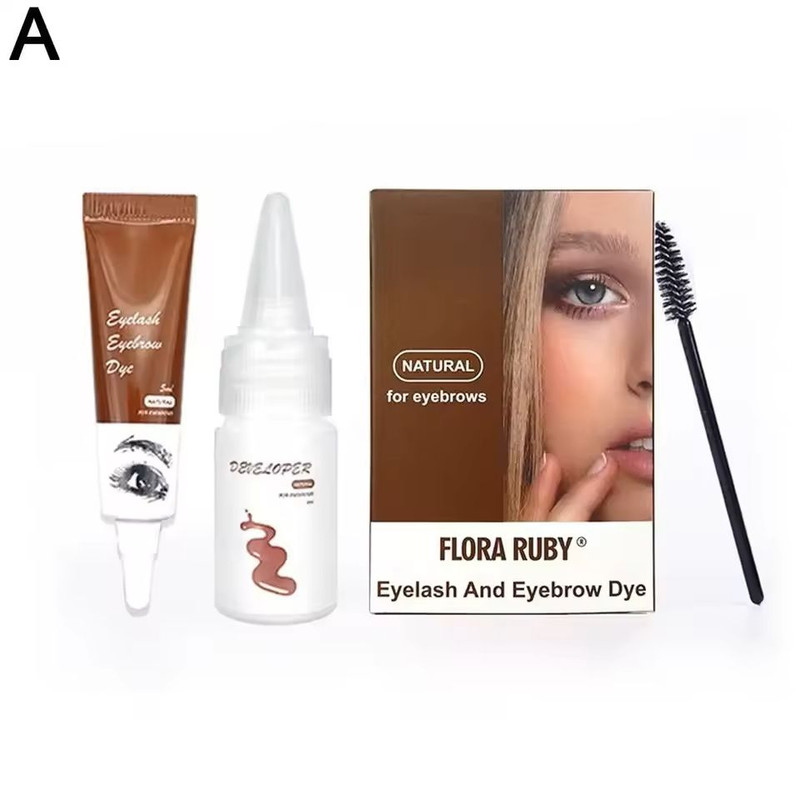 15 Minute Eyelash And Eyebrow Tint Kit Fast Henna Gel Dye For Brows And Lashes 11