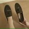 Womens Retro Soft Leather Flat Shoes StepOn Lazy Loafers With Thick Sole 20