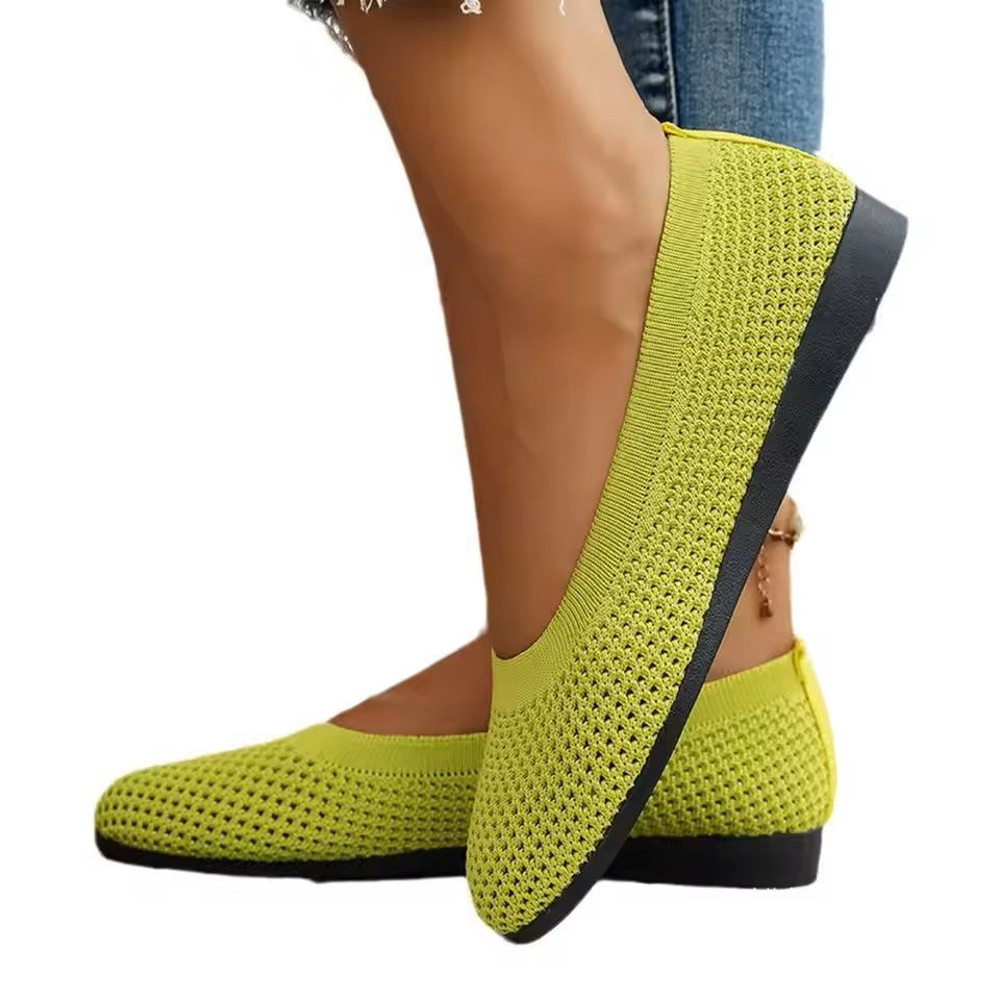 Breathable Knit Ballet Flats For Women 4