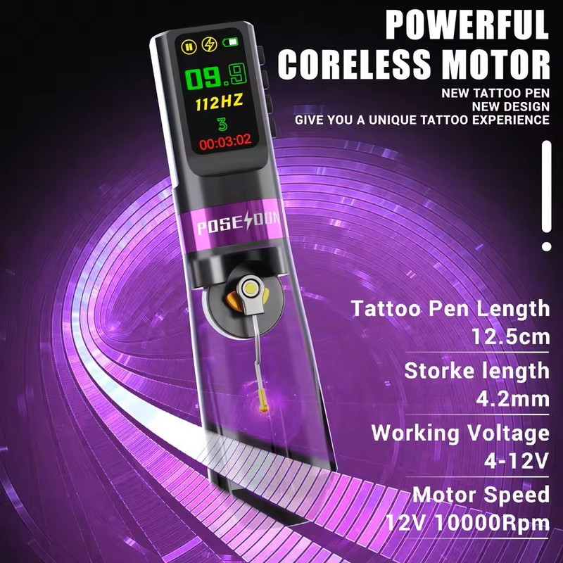 Wireless Tattoo Pen Kit For Permanent Makeup 2