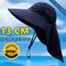 Wide Brim Outdoor Sun Hat With Neck Cover 3