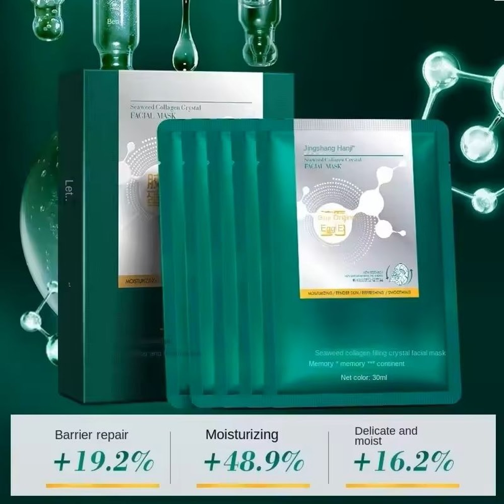 Seaweed Collagen Crystal Face Mask For Hydration And Skin Rejuvenation 0