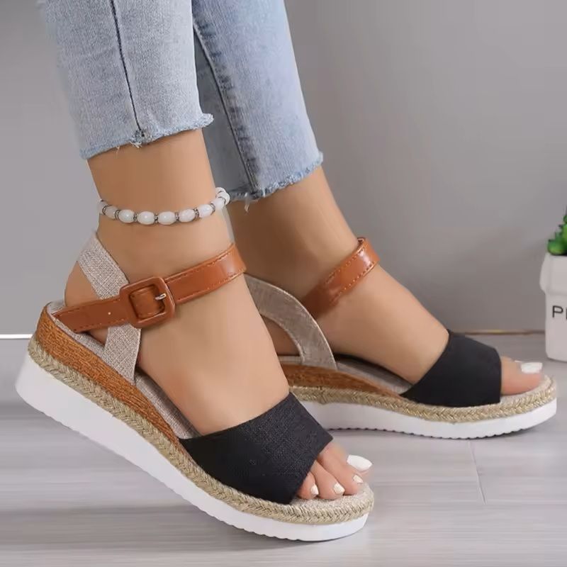 Womens Summer Wedge Sandals With Soft Sole And Elegant Design 3