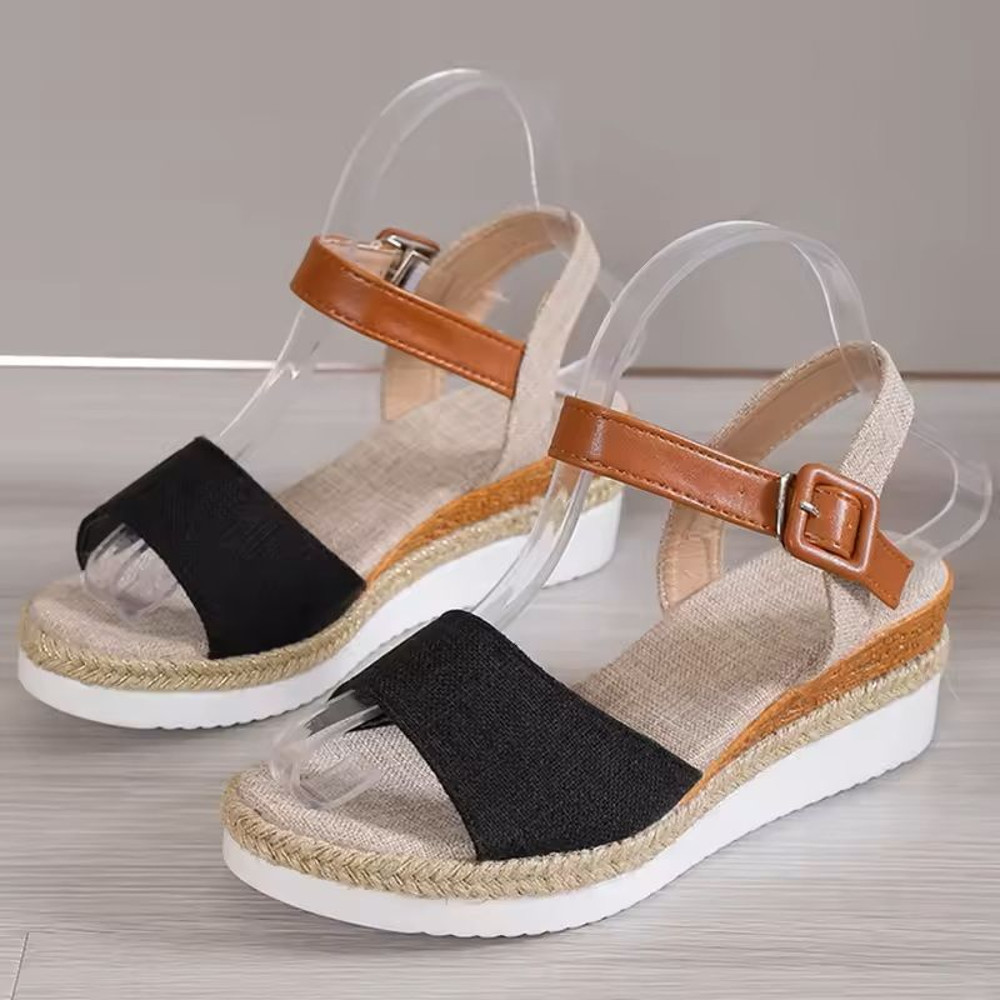 Womens Summer Wedge Sandals With Soft Sole And Elegant Design 8