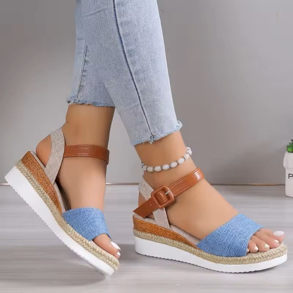 Womens Summer Wedge Sandals With Soft Sole And Elegant Design 4