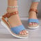 Womens Summer Wedge Sandals With Soft Sole And Elegant Design 5